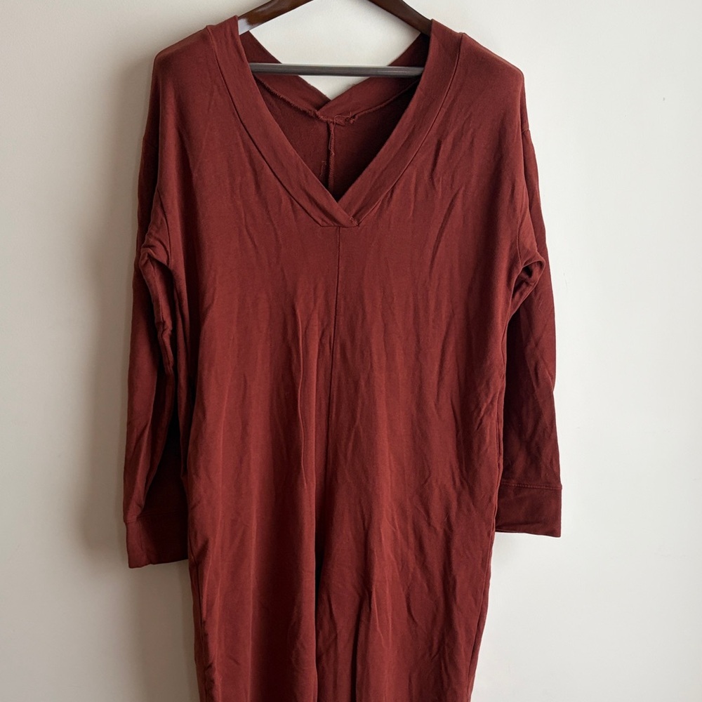 Lounge Jumpsuit in Rust